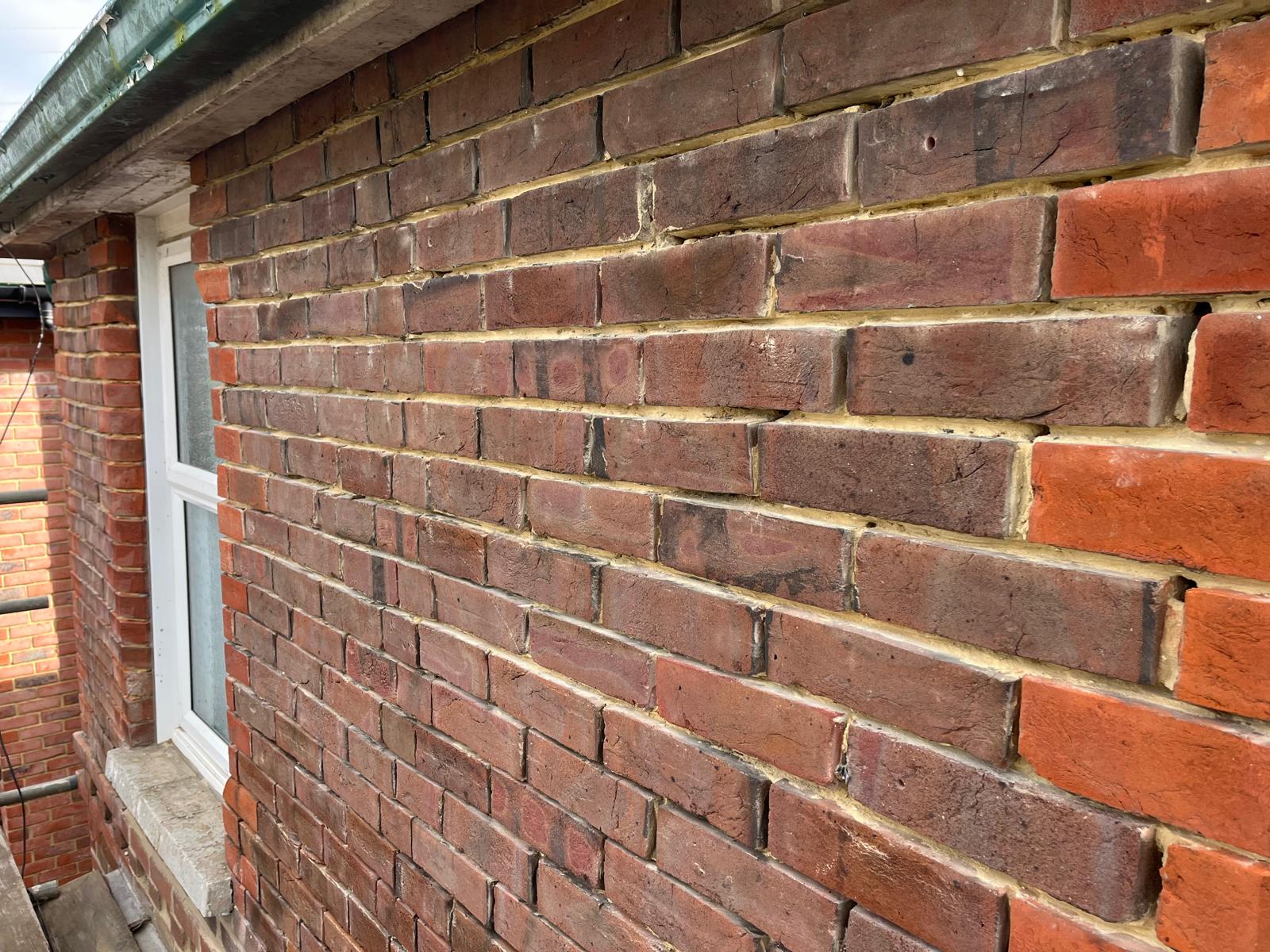 Professional brick repointing work - Slide 1
